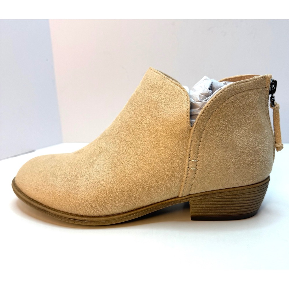Journee Collection Women's Livvy Side Split Ankle Booties Tan Size 9 NWT/BOX - Picture 5 of 8